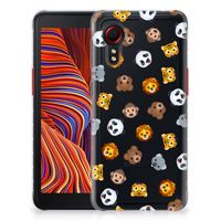 TPU bumper voor Samsung Galaxy Xcover 5 Dieren Emojis