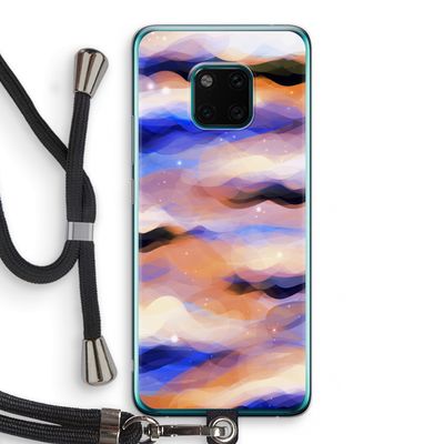 Donkere Wolken: Huawei Mate 20 Pro Transparant Hoesje met koord
