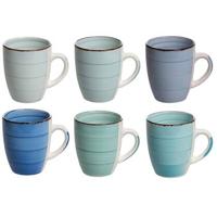 Cookinglife Mokken Delice Blue 350 ml - 6 stuks Cookinglife Mokken Delice Blue 350 ml - 6 stuks