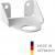 Konig & Meyer 80396 houder voor desinfectiemiddel 32 mm (pure white)