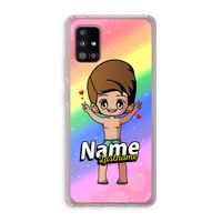 Chibi Maker man: Samsung Galaxy A51 5G Transparant Hoesje