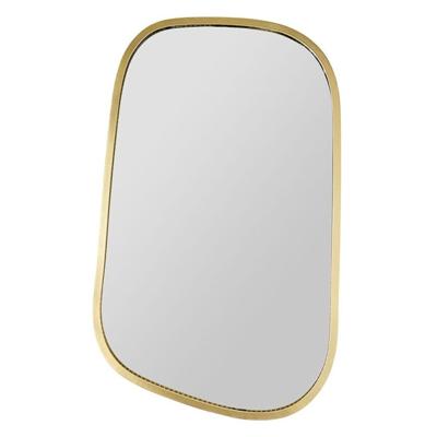 Wandspiegel Fancy - goud - metaal - organisch - 32 x 51 cm - wanddecoratie spiegels