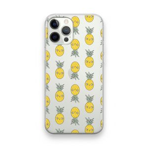 Ananas: iPhone 12 Pro Transparant Hoesje