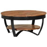 Salontafel 65x65x32 cm massief acaciahout - thumbnail