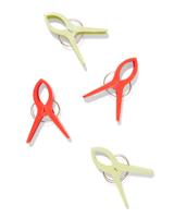 HEMA Plastic knijpers voor handdoek (multi)