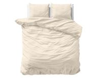 Primaviera Deluxe Uni Satijn Dekbedovertrek Zand 240 x 200/220 cm