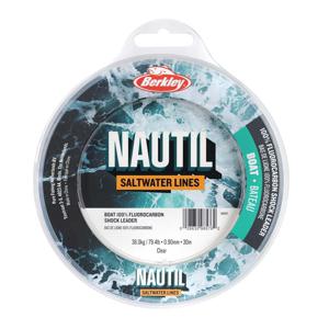 Nautil Boat Shock Clear 30m Leader