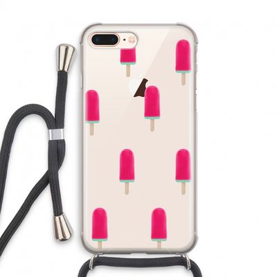 Waterijsje: iPhone 7 PLUS Transparant Hoesje met koord