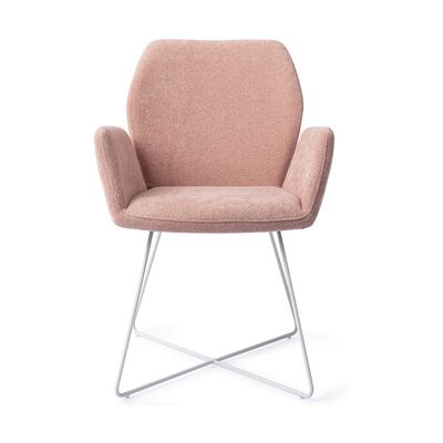 Jesper Home Misaki eetkamerstoel Anemone cross white