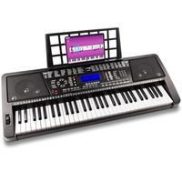 Retourdeal - MAX KB12P midi keyboard met 61 aanslaggevoelige toetsen - thumbnail