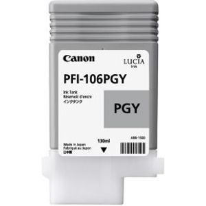 Canon PFI-106 PGY inktcartridge 1 stuk(s) Origineel Foto grijs