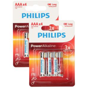 Philips Triple A batterijen - Power Alkaline - AAA - set 8x stuks