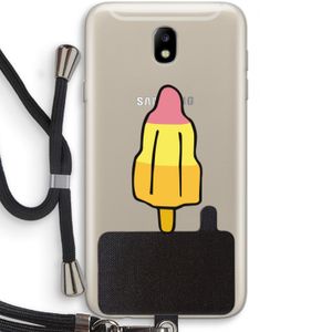 Raketijsje: Samsung Galaxy J7 (2017) Transparant Hoesje met koord