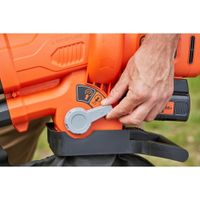 Black & Decker BCBLV3625L1 cordless leaf blowers 270 km/h Zwart, Oranje 36 V Lithium-Ion (Li-Ion) - thumbnail