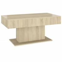 vidaXL Salontafel 96x50x45 cm bewerkt hout sonoma eikenkleurig - thumbnail