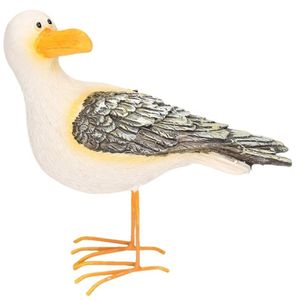 Decoratie dieren beeld meeuw vogel 15 cm