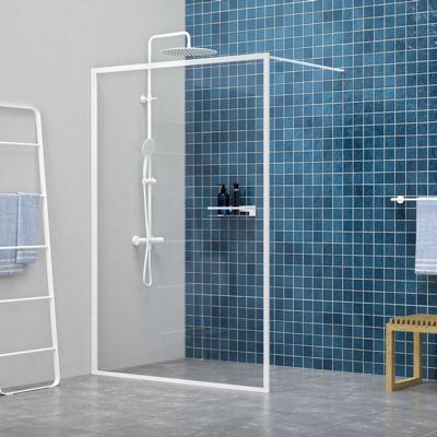 Sealskin Contour Inloopdouche type A3 138x200 cm, 6 mm helder veiligheidsglas Mat wit CCDA31386025100