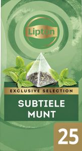 Thee Lipton Exclusive Subtile Munt 25 piramidezakjes