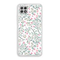 Sierlijke bloemen: Samsung Galaxy A22 4G Transparant Hoesje