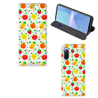 Sony Xperia 10 III Flip Style Cover Fruits