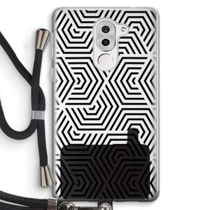 Magic pattern: Honor 6X Transparant Hoesje met koord