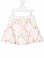 Marc Jacobs Kids minijupe superposée à broderie anglaise - Blanc - thumbnail