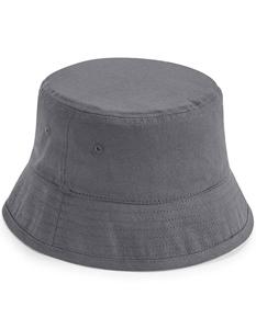 Beechfield CB90N Organic Cotton Bucket Hat - Graphite Grey - L/XL