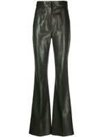 Nanushka pantalon Leena en cuir artificiel - Vert - thumbnail