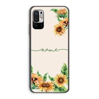 Zonnebloemen: Xiaomi Redmi Note 10 5G Transparant Hoesje