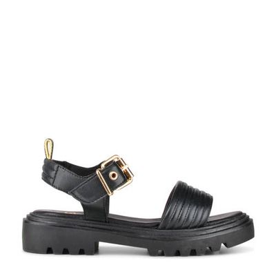 PS Poelman Saturno leren sandalen zwart PS Poelman Saturno leren sandalen zwart