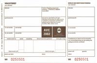 Vrachtbrief iezzy bva 1001 19x12cm 3voud