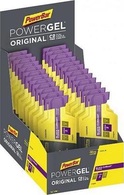 Powerbar Powergel caffeine zwarte bes 24 x 41 gram