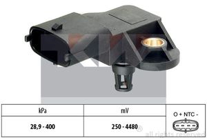 Kw Inlaatdruk-/MAP-sensor / Luchtdruksensor hoogteregelaar 493 206