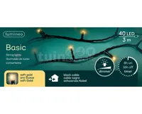 Basic Kerstverlichting 40 LED 3m SG Basic Kerstverlichting 40 LED 3m SG