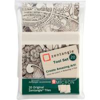 Tekenpapier Talens Sakura Zentangle Wit 20 Onderdelen
