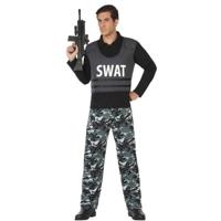 Atosa Politie SWAT team verkleed pak - kostuum - voor volwassenen - carnavalskleding