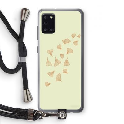 Falling Leaves: Samsung Galaxy A31 Transparant Hoesje met koord