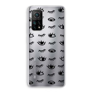 Eye pattern #2: Xiaomi Mi 10T 5G Transparant Hoesje