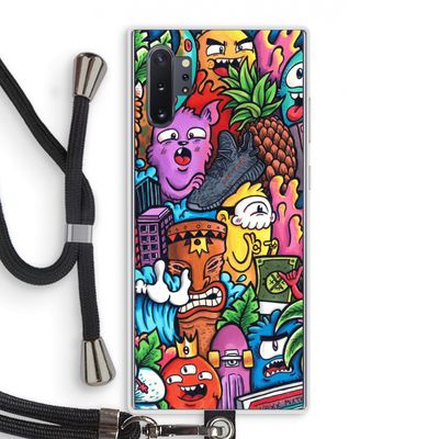 Vexx Mixtape: Samsung Galaxy Note 10 Plus Transparant Hoesje met koord