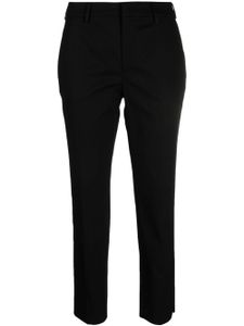 PT Torino pantalon en coton stretch à plis marqués - Noir