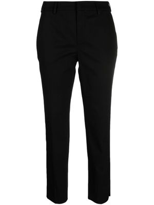 PT Torino pantalon en coton stretch à plis marqués - Noir