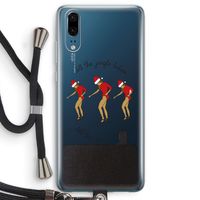 Jingle Ladies: Huawei P20 Transparant Hoesje met koord