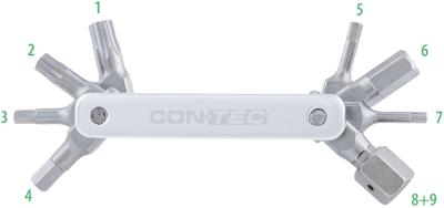 CONTEC Ct multitool tfr-buster 9 9 functions silver