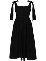 MSGM robe à détail de nœud - Noir