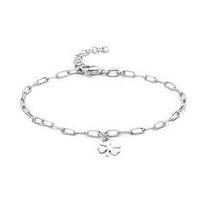 Armband Klavertje Vier zilver 2,5 mm 16-19 cm