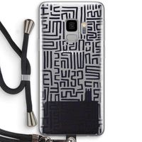 Moroccan Print: Samsung Galaxy S9 Transparant Hoesje met koord