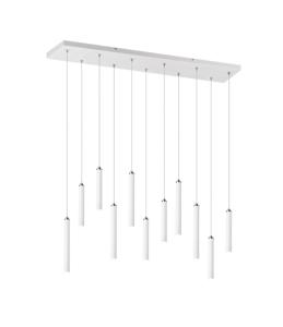 Trio Led hanglamp Tubular 115cm 11-lichts wit 321611131