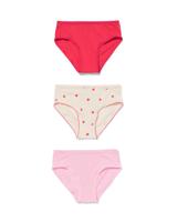 HEMA Kinderslips harten - 3 stuks roze (roze)
