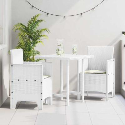 Tuinstoel 2 pcs Wit 53 x 49 x 85 cm PP