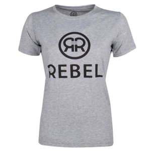 Rebel Zoey tshirt grijs maat:xxs